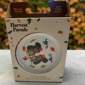 Plates Forks Cups Kids Fall Woodland Party Set